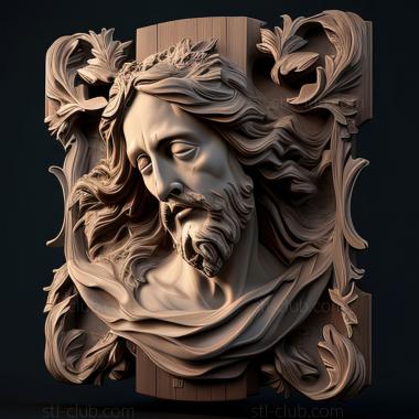 3D model st jesus (STL)